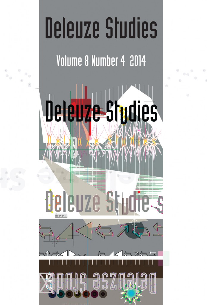 Deleuze Studies Journal - cover by Guy Keulemans